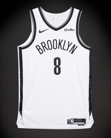 Egor Dёmin 'Rookie Year' Brooklyn Nets 2025-2026 Emirates NBA Cup Game Worn Association Edition Jersey | Matched to 2 Games