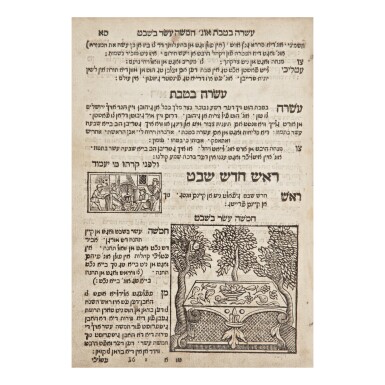 View full screen - View 1 of Lot 81. MINHOGIM (YIDDISH CUSTUMAL), SIMEON HA-LEVI GÜNZBURG, AMSTERDAM: URI PHOEBUS BEN AARON HA-LEVI, 1662.