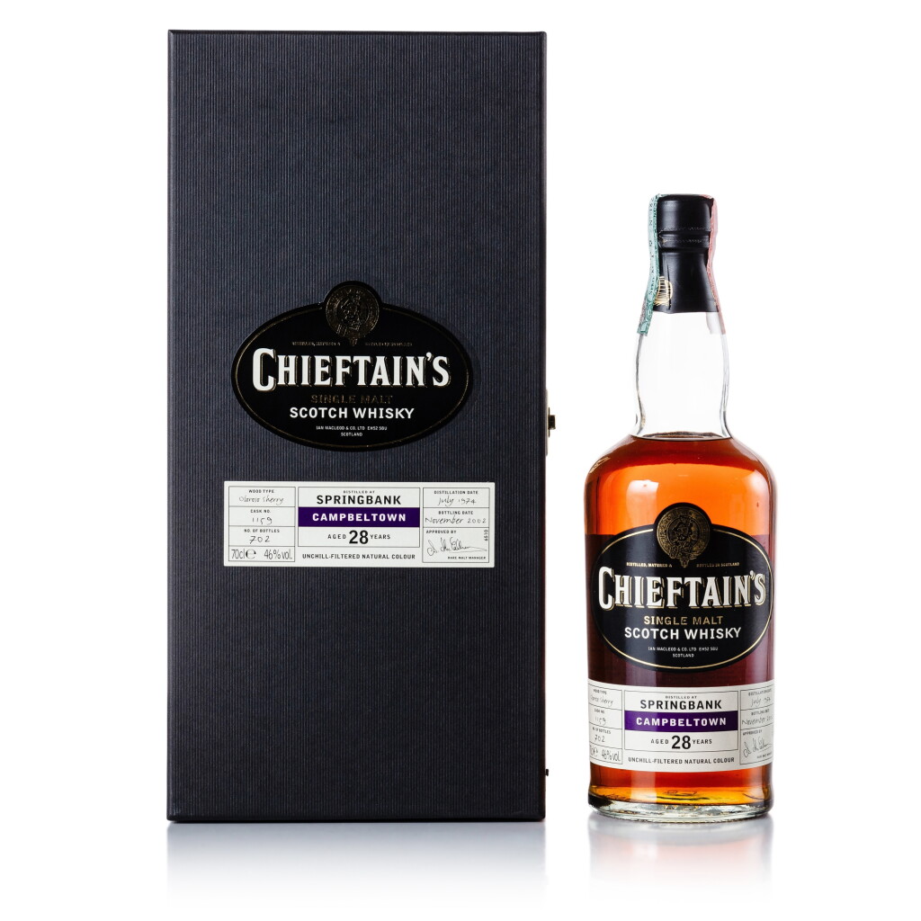 View full screen - View 1 of Lot 272. Springbank Ian MacLeod Chieftain's 28 Year Old 46.0 abv 1974 (1 BT 70cl).