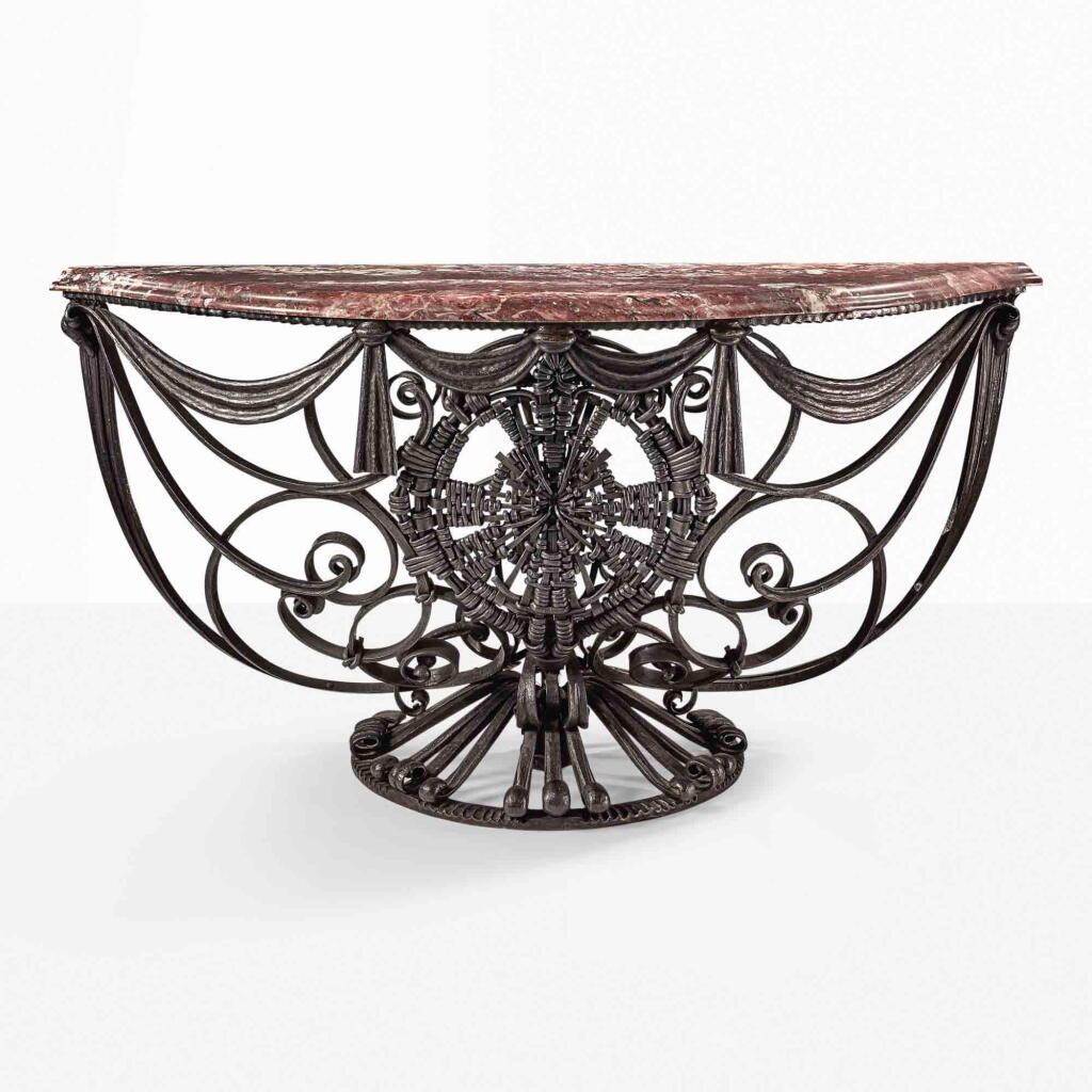 View full screen - View 1 of Lot 69. Pair of Console Tables.