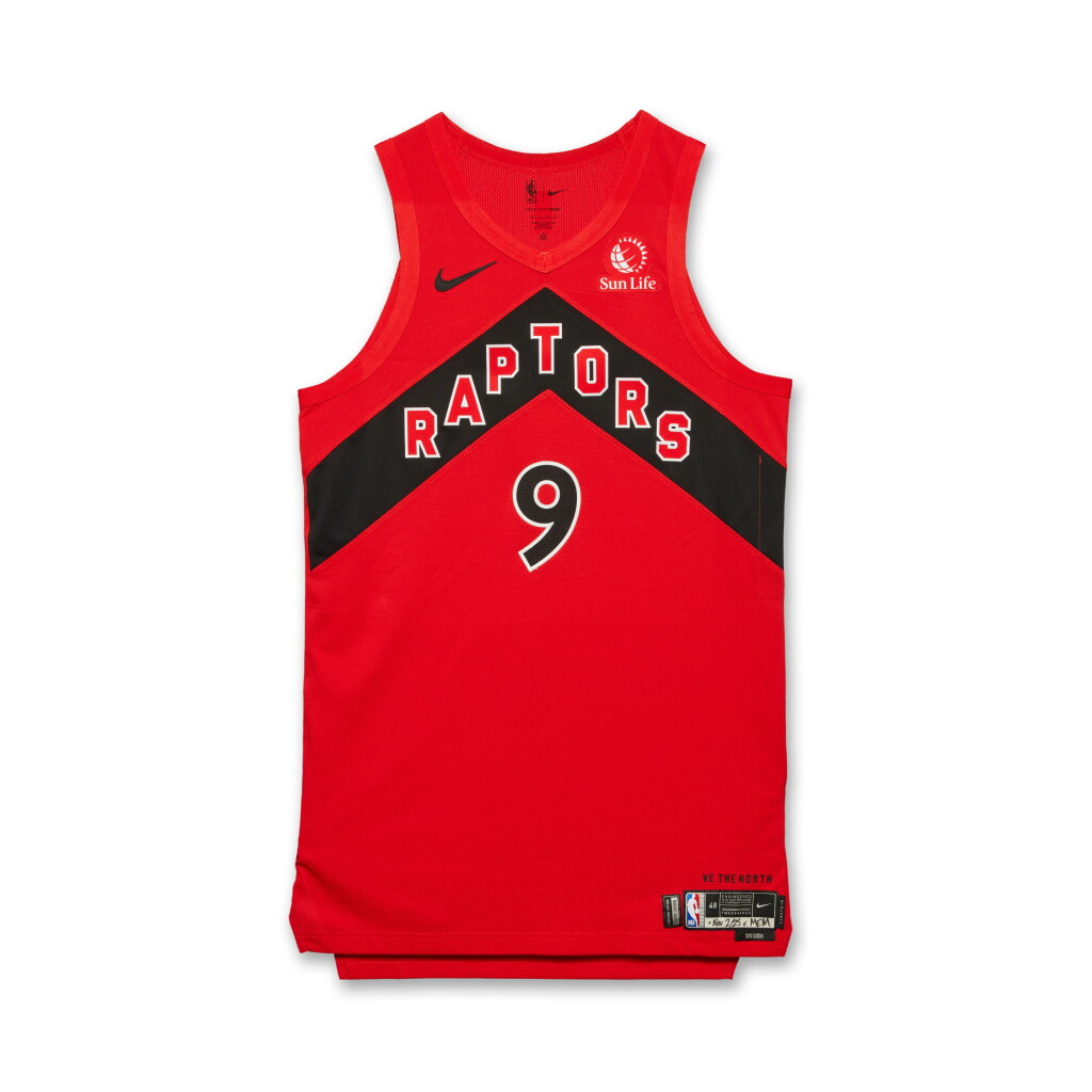 View full screen - View 1 of Lot 20. RJ Barrett Toronto Raptors 2025-2026 Game Worn Icon Edition Jersey.