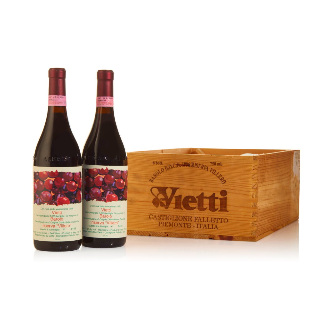 View full screen - View 1 of Lot 568. Barolo, Villero, Riserva 1998 Vietti (6 BT).