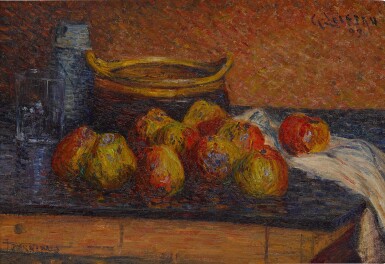 View full screen - View 1 of Lot 442. Nature morte aux pommes.