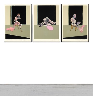 View full screen - View 1 of Lot 203. FRANCIS BACON | TRIPTYCH AUGUST 1972 (S. 23).