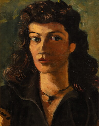View full screen - View 1 of Lot 209. Portrait de femme.