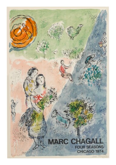 View full screen - View 1 of Lot 51. MARC CHAGALL | THE FOUR SEASONS (M. 727).