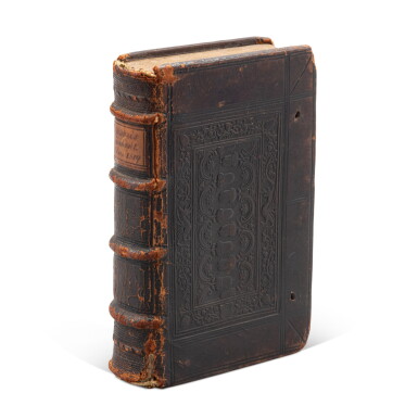 View full screen - View 1 of Lot 224. Caesar, Commentarii, Venice, Aldus, 1519, contemporary panel-stamped Flemish calf.