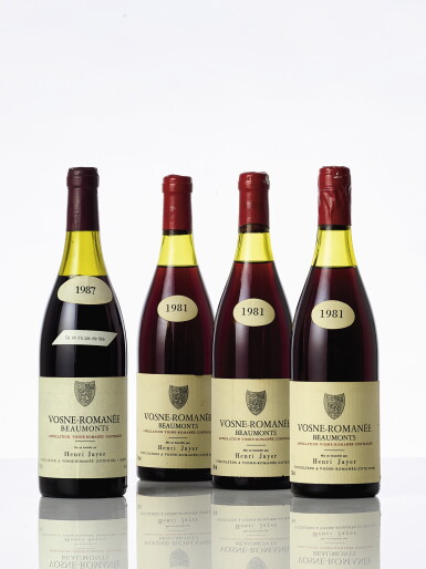 View full screen - View 1 of Lot 6694. Vosne Romanée, Les Beaumonts 1981 Henri Jayer (3 BT).