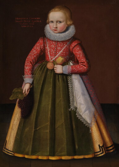 View full screen - View 1 of Lot 435. Portrait of Hendrik van Coeverden, Aged Four.
