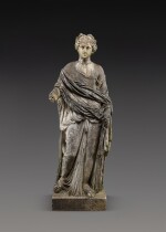 A Roman Marble Portrait Statue of a Girl, circa 2nd Century A.D., restored as Demeter in the 17th/18th Century