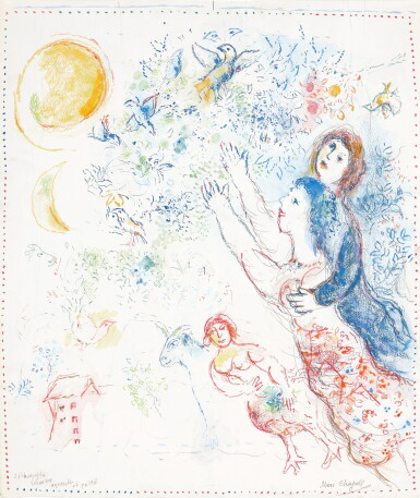 View full screen - View 1 of Lot 120. La Chasse à l'oiseau bleu (see Mourlot 594).