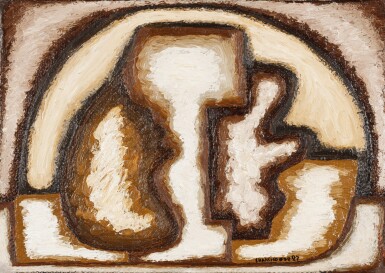 View full screen - View 1 of Lot 335. Nature morte dite au verre à pied.