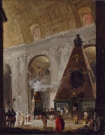 Catafalque of Pope Benedict XIV in Saint Peter's Basilica, Rome