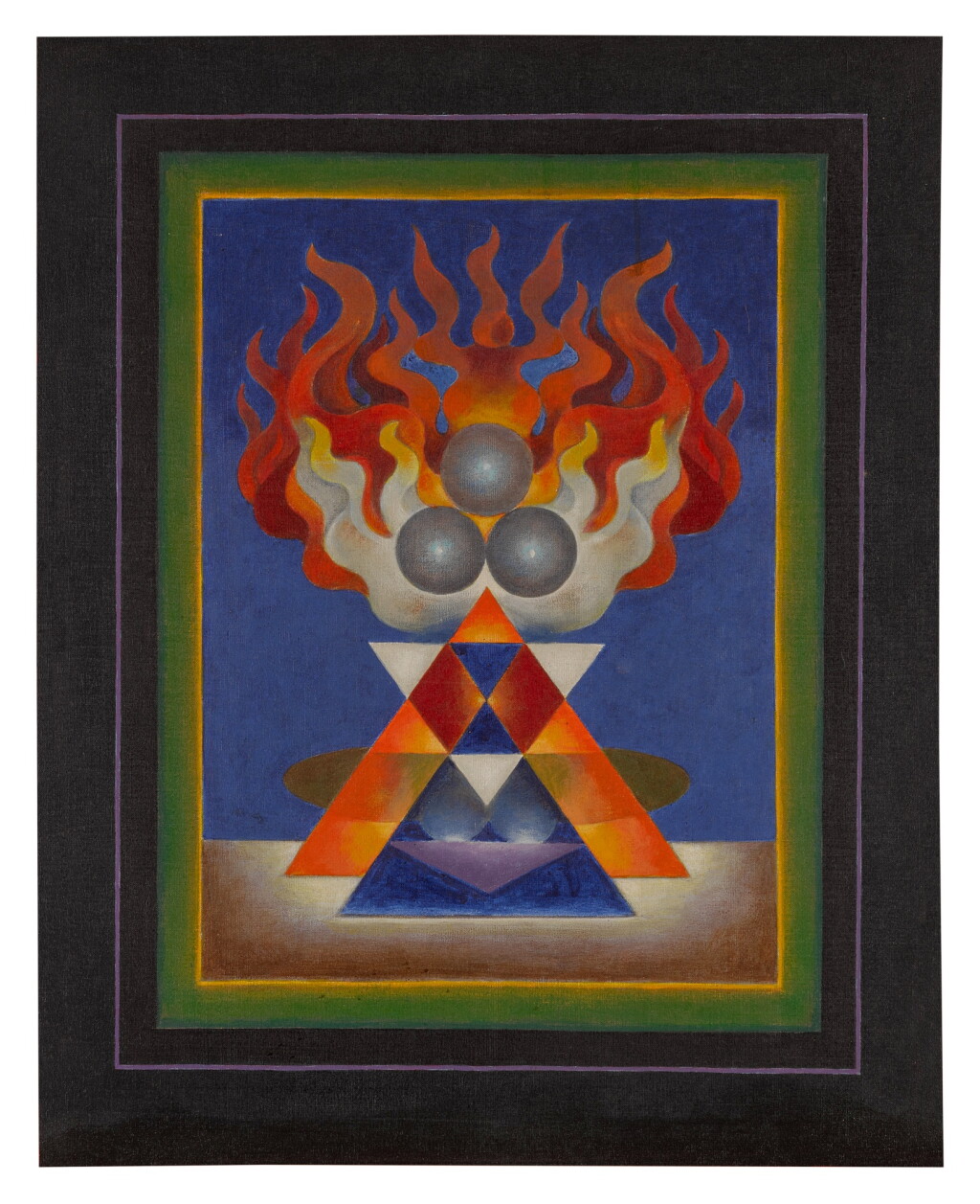 View full screen - View 1 of Lot 46. Untitled (Fire).