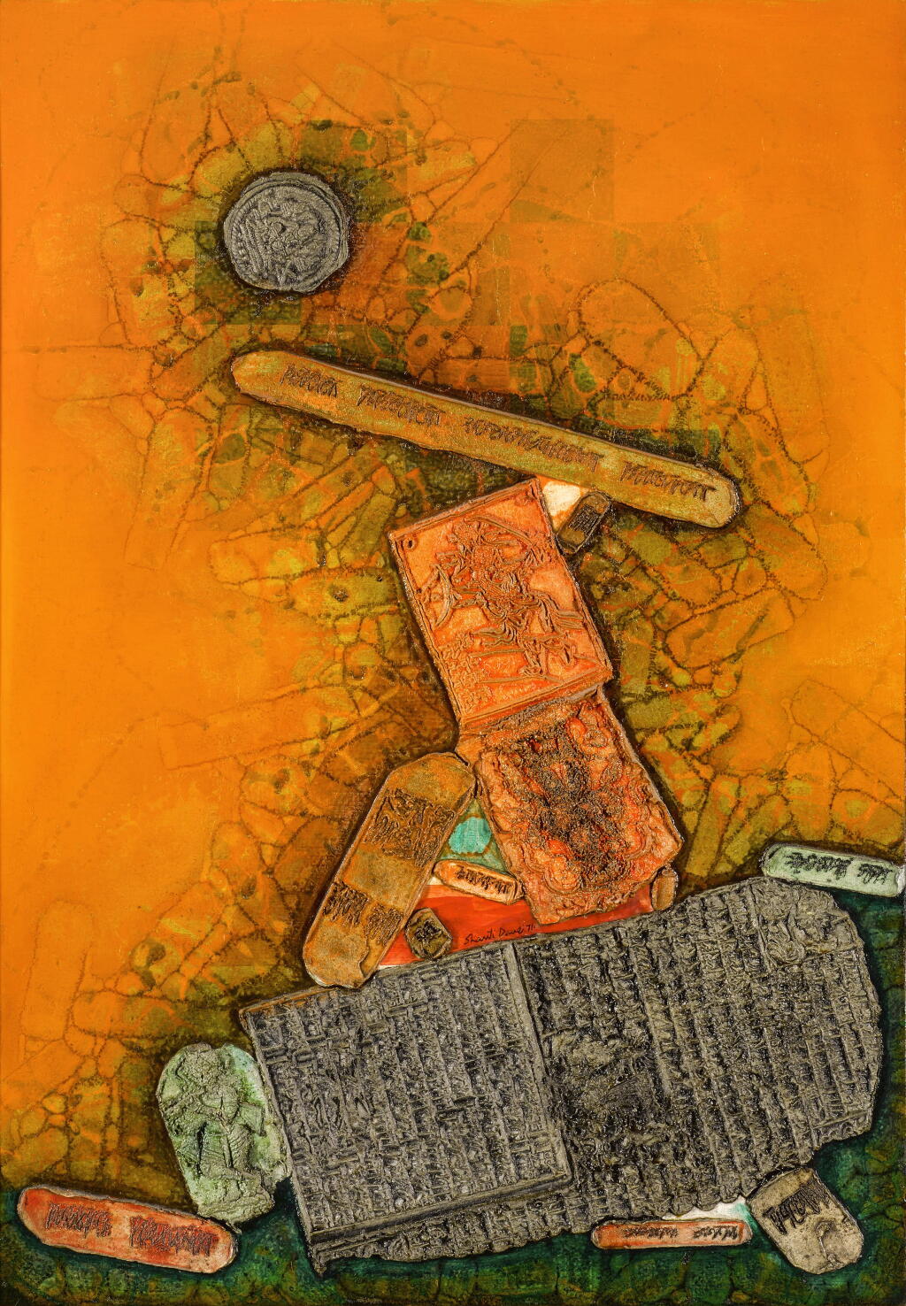 View full screen - View 1 of Lot 28. Untitled (Orange).