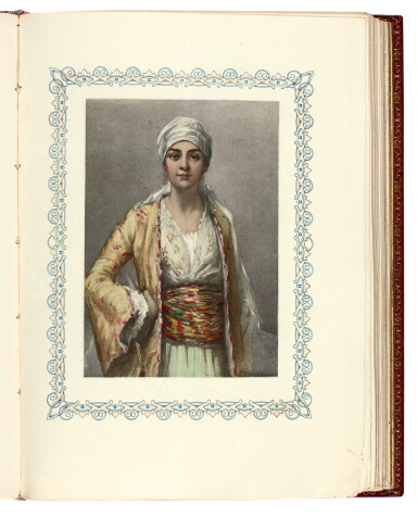 View full screen - View 1 of Lot 217. Thalasso. Déri Sé'adet ou Stamboul Porte du Bonheur. (1908), 4to, one of 300 copies, red morocco by de Samblanx.