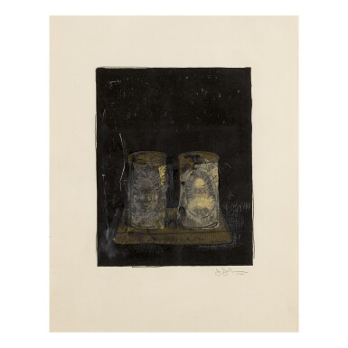 View full screen - View 1 of Lot 17. JASPER JOHNS | ALE CANS.