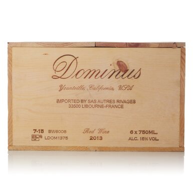 View full screen - View 1 of Lot 1415. Dominus 2013 (12 BT).