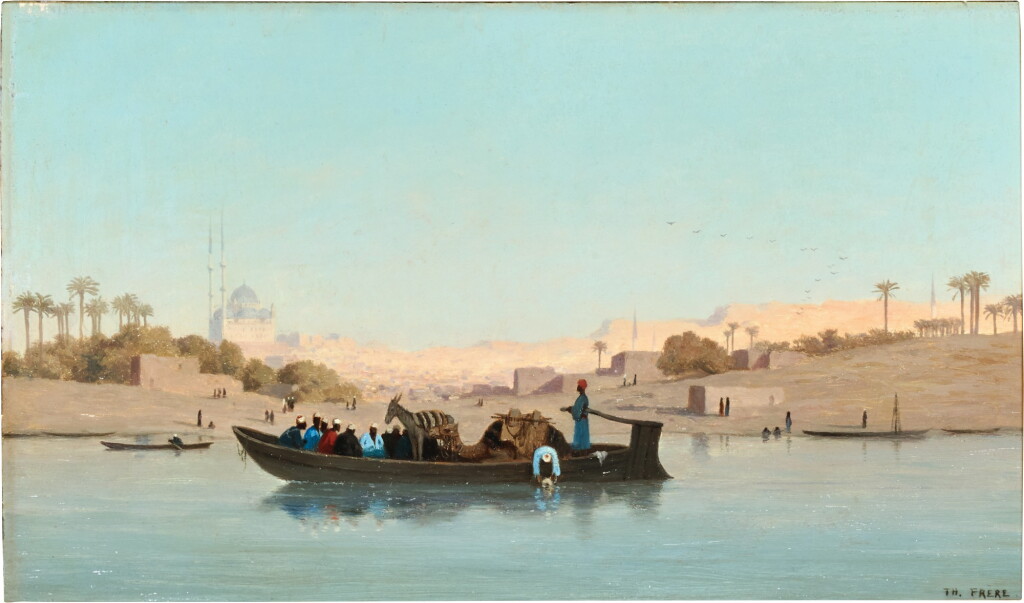 View full screen - View 1 of Lot 209. CHARLES THÉODORE FRÈRE | ON THE NILE.