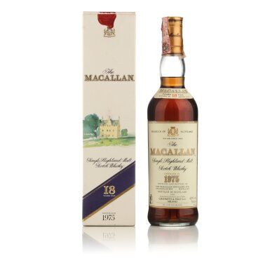 View full screen - View 1 of Lot 23. The Macallan 18 Year Old 43.0 abv 1975 (1 BT 70cl).