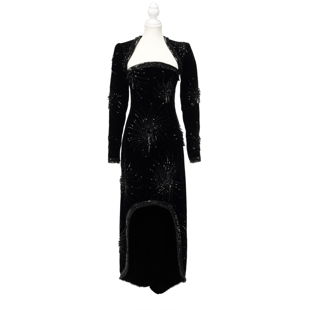 View full screen - View 1 of Lot 79. Haute Couture Evening Gown, Early 1990s.
