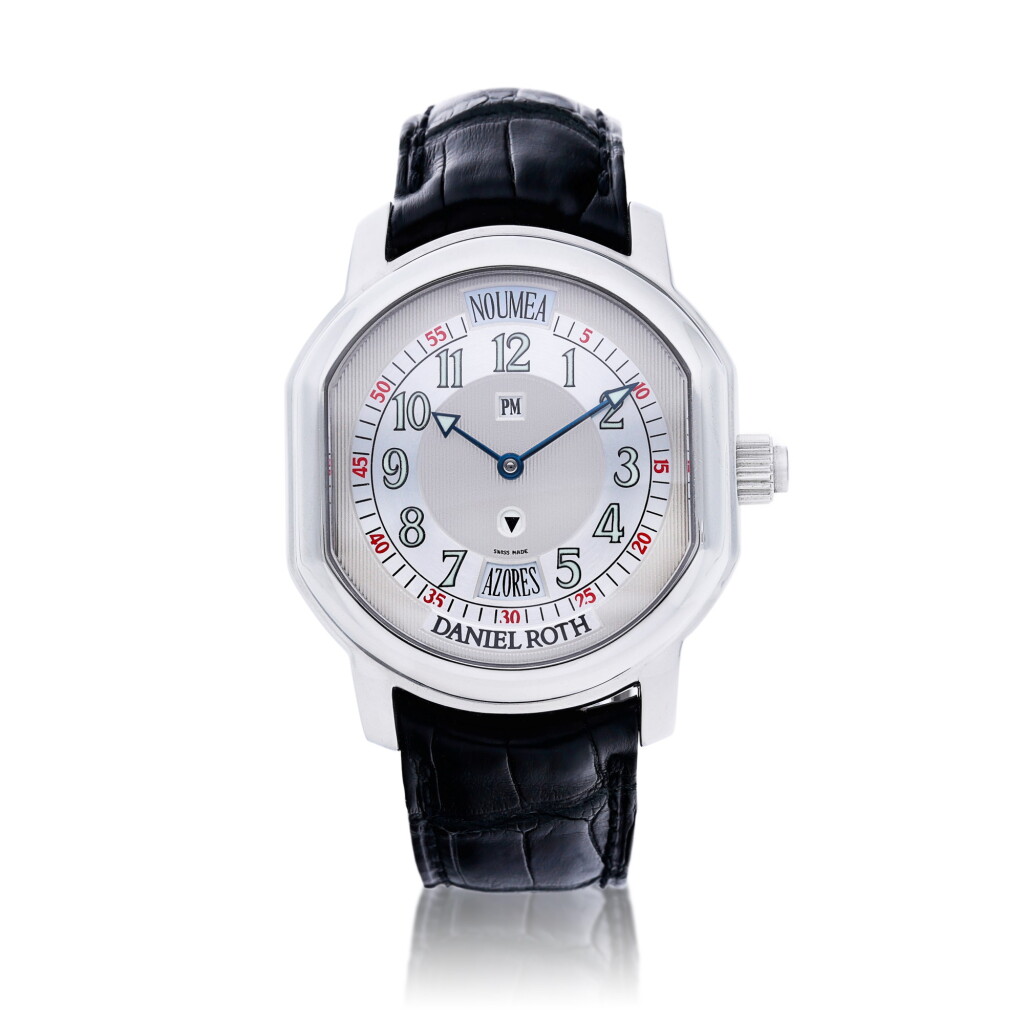 View full screen - View 1 of Lot 167. Reference 857.ST Metropolitan 24 Cities, A stainless steel world-time wristwatch with AM/PM indication, Circa 2001.