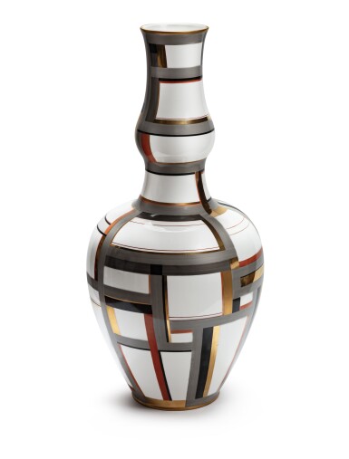 View full screen - View 1 of Lot 107. A large (KPM) Berlin double gourd vase, 1926.