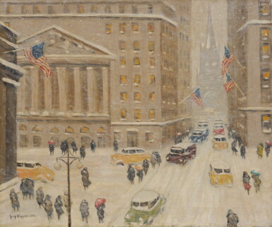 View full screen - View 1 of Lot 18. GUY CARLETON WIGGINS | THE NEW YORK STOCK EXCHANGE.