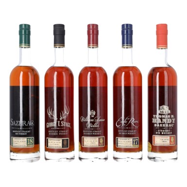 View full screen - View 1 of Lot 5311. Buffalo Trace Antique Collection 2018, 2019 & 2020 NV (5 BT75).