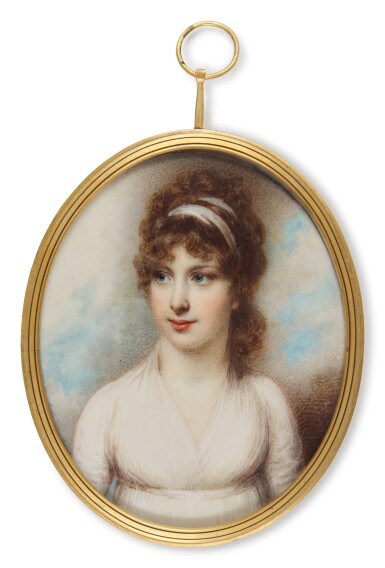 View full screen - View 1 of Lot 362. Portrait of Louisa Dunbar (1788-1865), circa 1805.
