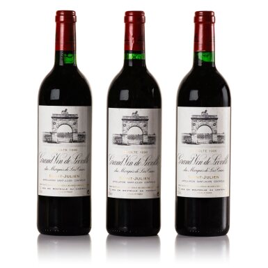 View full screen - View 1 of Lot 518. Château Léoville Las Cases 1996 (3 BT).