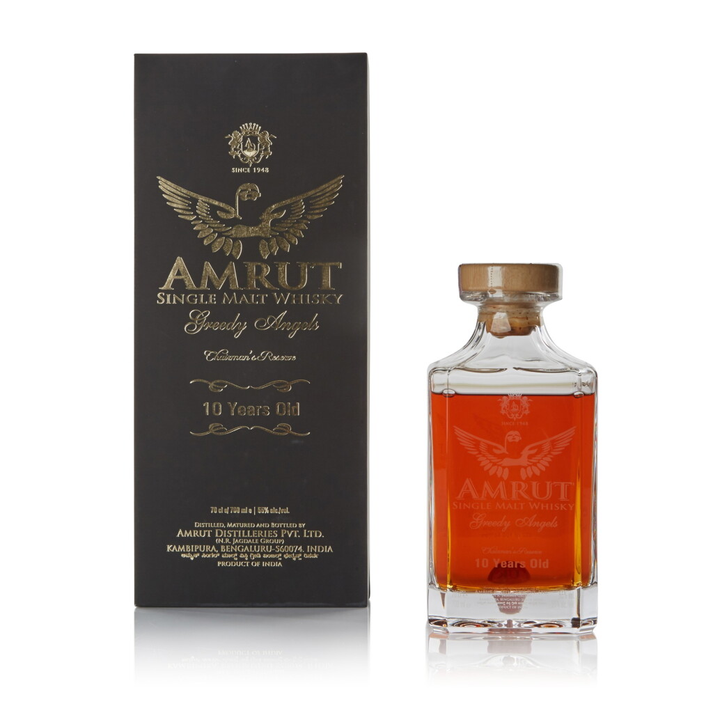 View full screen - View 1 of Lot 260. Amrut Greedy Angels Chairman's Release 55.0 abv NV .