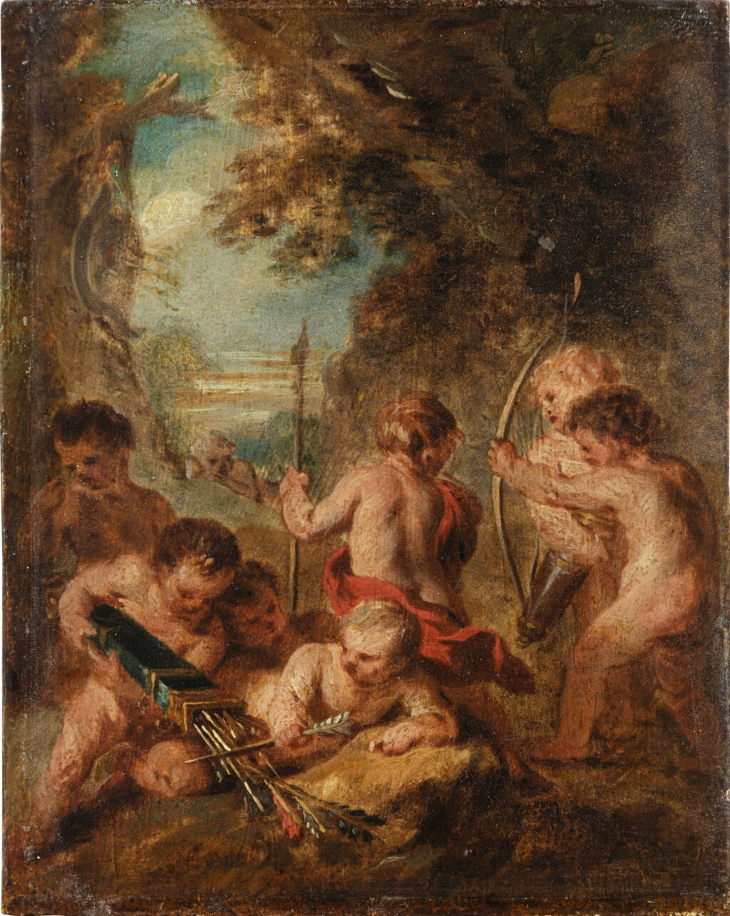 View full screen - View 1 of Lot 33. Children playing with the Arms of Diana .