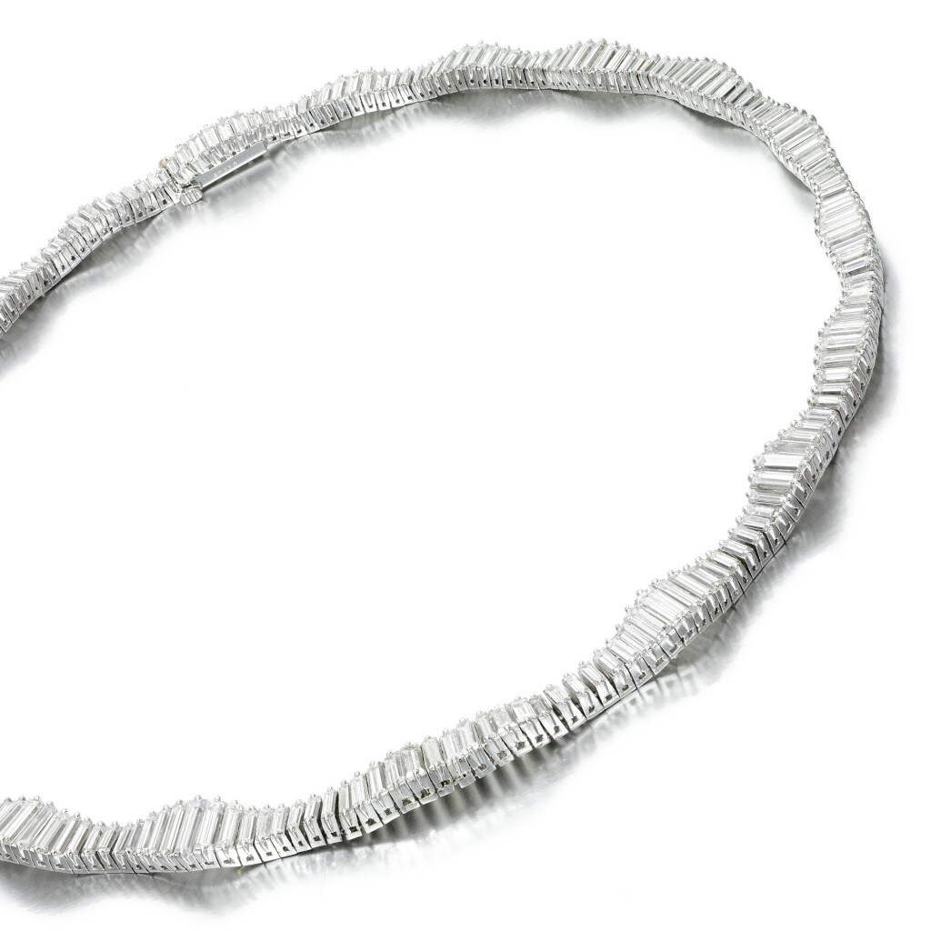 View full screen - View 1 of Lot 50. Harry Winston | Diamond necklace.