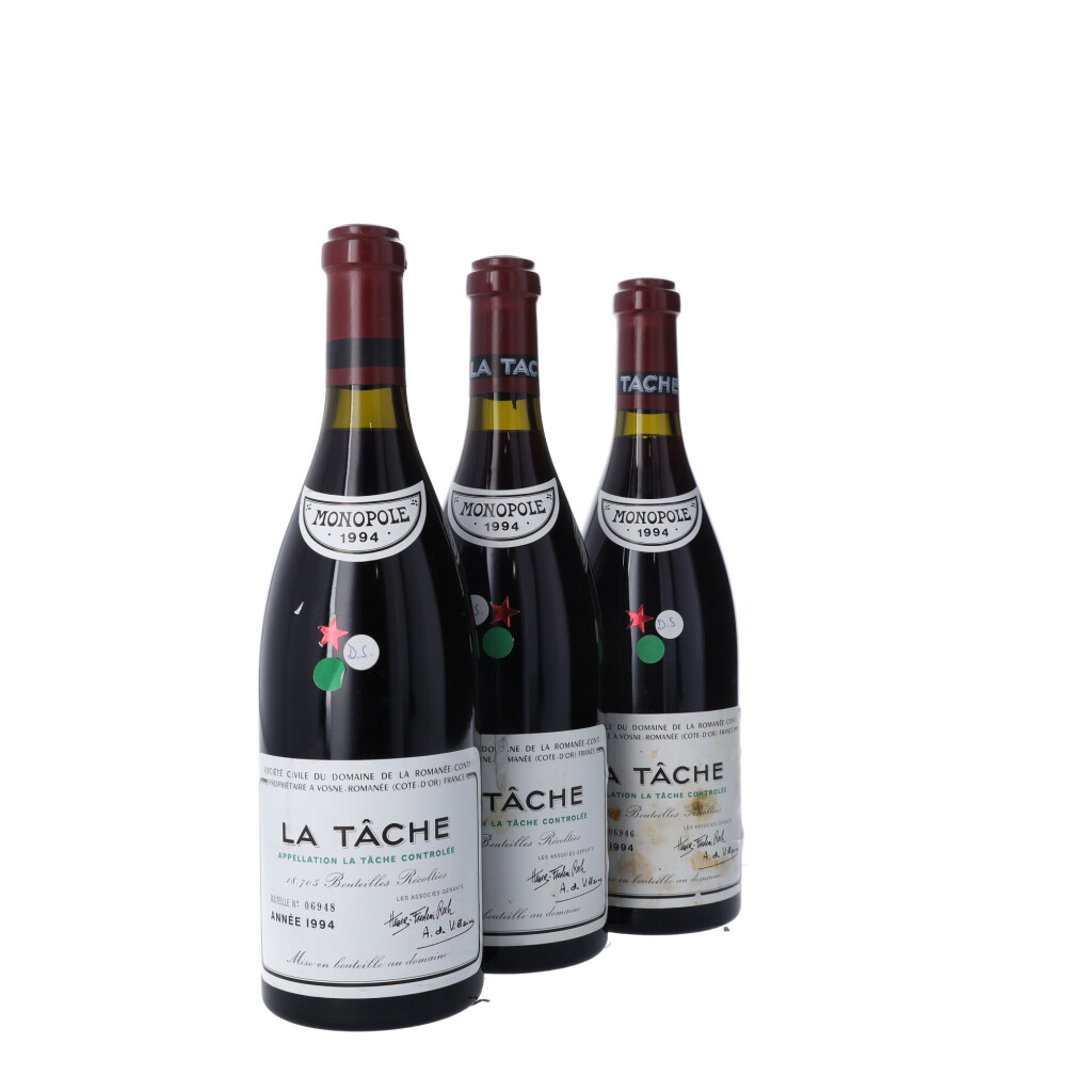 View full screen - View 1 of Lot 26. La Tâche 1994 Domaine de la Romanée-Conti (3 BT).