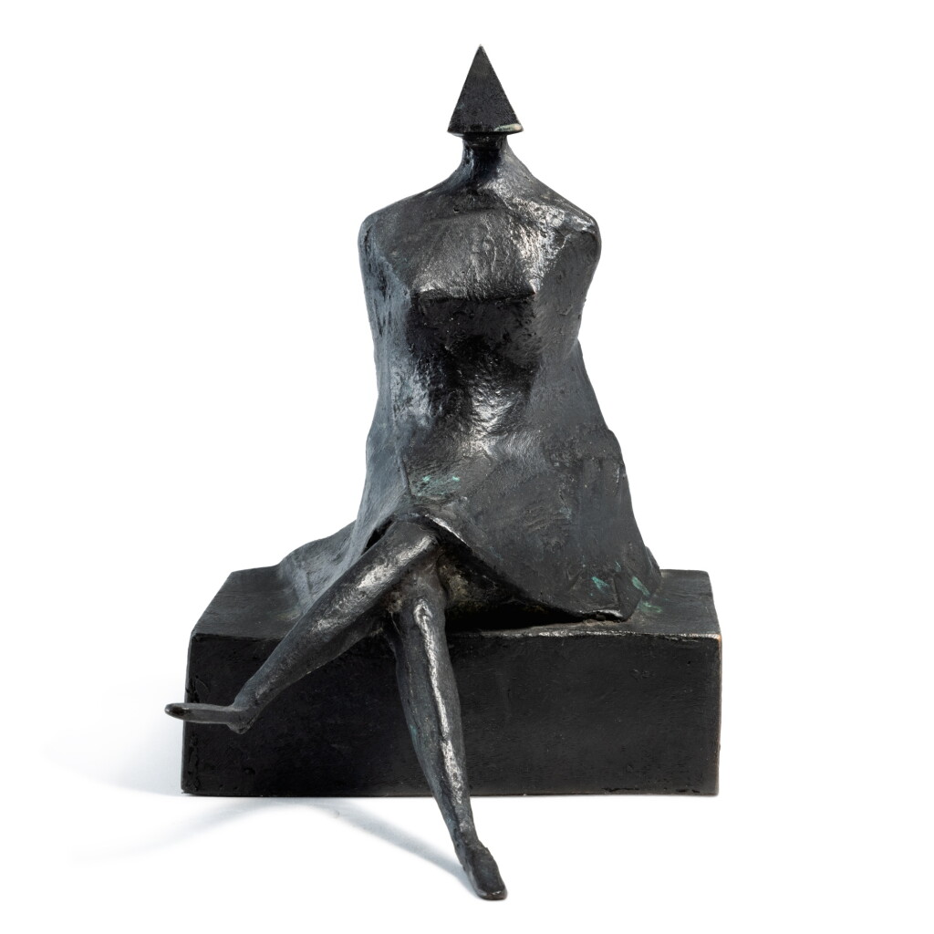 View full screen - View 1 of Lot 534. Maquette VII Sitting Woman.