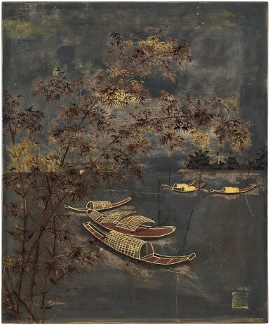 View full screen - View 1 of Lot 2021. Dinh Van Dan | Boats 船.