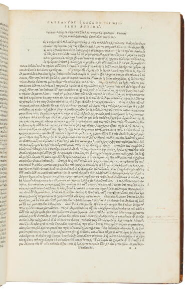 Pausanias, Pausanias Pausanias, Venice, Heirs of Aldo Manuzio & Andrea ...