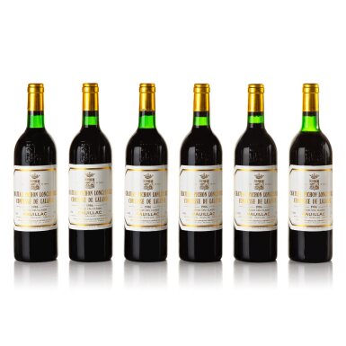 View full screen - View 1 of Lot 131. Château Pichon Longueville, Lalande 1986 (12 BT).