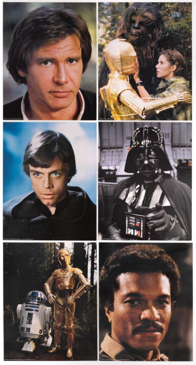View full screen - View 1 of Lot 88. RETURN OF THE JEDI, SET OF 11 OVERSIZED STILLS, US, 1983.