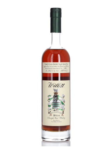 View full screen - View 1 of Lot 288. Willett Family Estate Single Barrel Rye 10 Year Old #2311 118.6 Proof NV (1 BT 75cl).