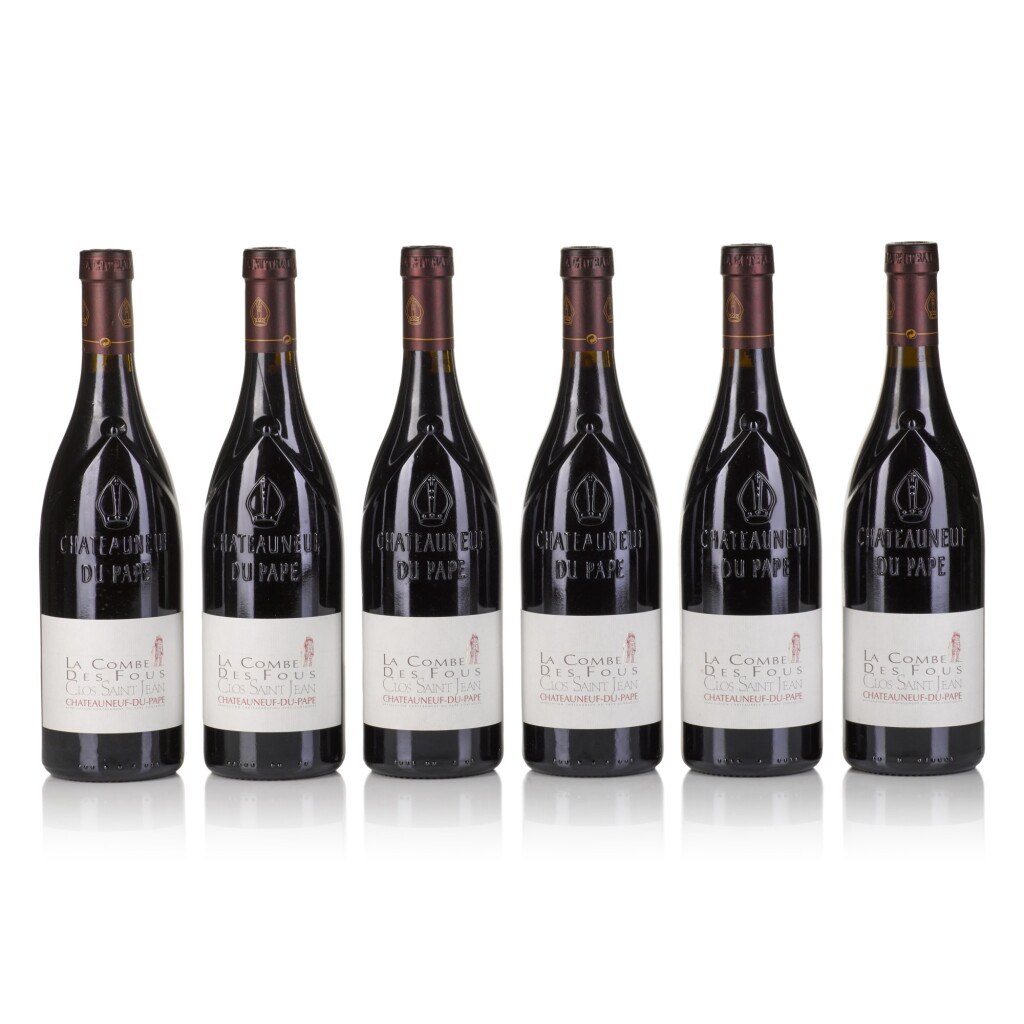 View full screen - View 1 of Lot 620. Châteauneuf du Pape, La Combe des Fous 2004 Clos St. Jean (12 BT).