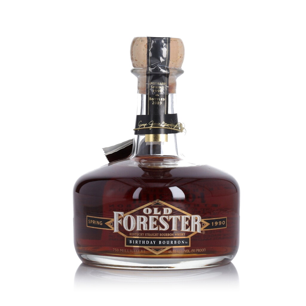 View full screen - View 1 of Lot 133. Old Forester 13 Year Old Birthday Bourbon 2003 Spring Release 95 Proof 1990 (1 BT 75cl).