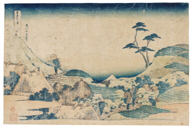 View full screen - View 1 of Lot 10. KATSUSHIKA HOKUSAI (1760–1849) LOWER MEGURO (SHIMO-MEGURO), EDO PERIOD (19TH CENTURY).