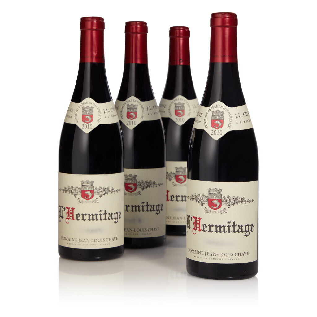 View full screen - View 1 of Lot 431. Hermitage Rouge 2010 Jean-Louis Chave (12 BT).