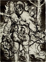 Ohne Titel (Figur mit Enten)