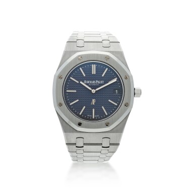 View full screen - View 1 of Lot 16. REFERENCE 15202ST.OO.1240ST.01 ROYAL OAK A STAINLESS STEEL BRACELET WATCH WITH DATE, CIRCA 2012.