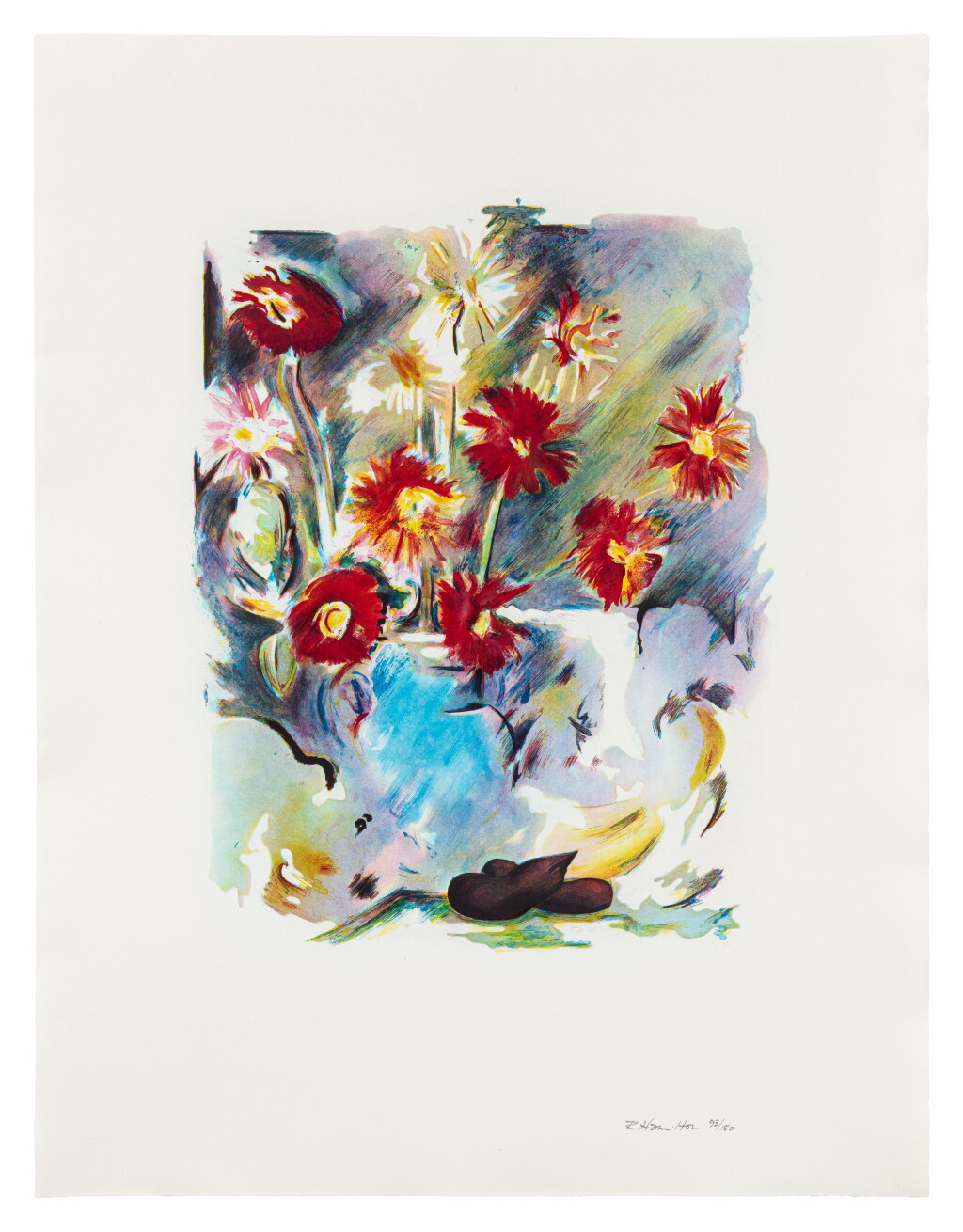 View full screen - View 1 of Lot 386. Trichromatic Flower-piece (Lullin 92).