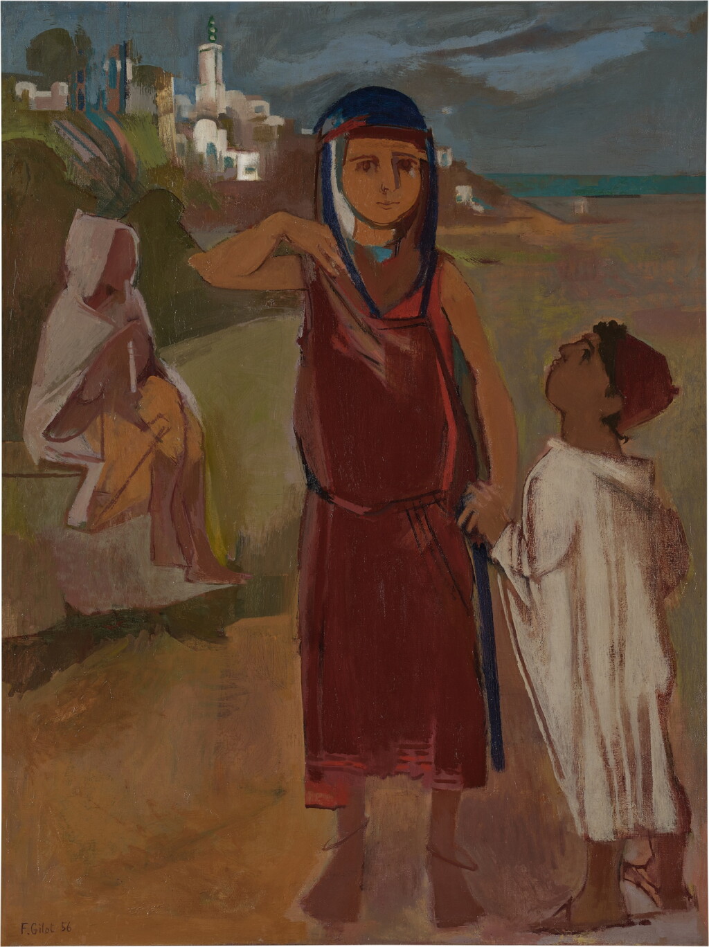 View full screen - View 1 of Lot 650. Children in Tunisia.
