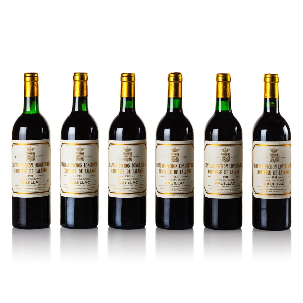 View full screen - View 1 of Lot 127. Château Pichon Longueville, Lalande 1981 (11 BT).